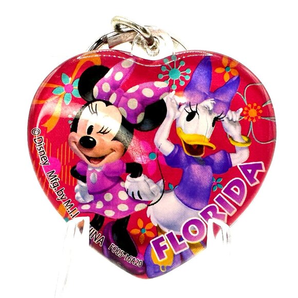 Disney - Minnie & Daisy Florida Heart Keychain - Picture 2 of 2